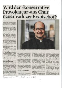 Wird der konservative Provokateur aus Chur Vaduzer Erzbischof?