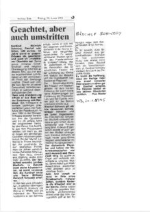 Geachtet, aber auch umstritten