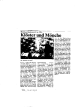 Klöster und Mönche