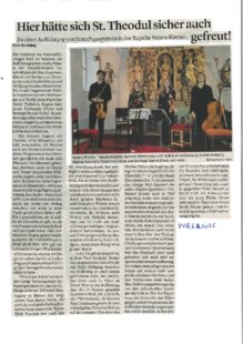 Hier hätte sich St. Theodul sicher auch gefreut!