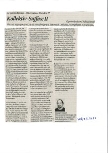 Kollektiv-Suffixe II