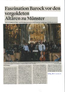 Faszination Barock vor den vergoldeten Altäre zu Münster