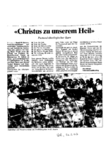 Christus zu unserem Heil