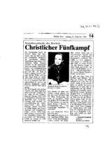 Christlicher Fünfkampf