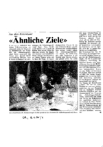Ähnliche Ziele wie die Bubenberggesellschaft