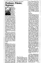 Professor, Priester, Regisseur