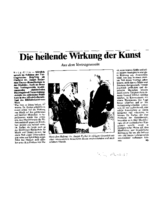 Die heilende Wirkung der Kunst