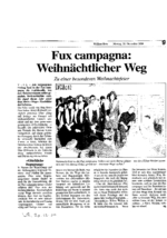Fux campagna: Weihnächtlicher Weg