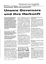 Unsere Governors und ihre Herkunft