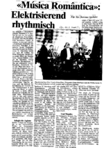 Musica Romantica: Elektrisierend rhythmisch