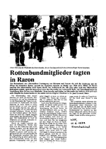 Rottenbundmitglieder tagten in Raron