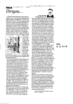 Übrigens . . .