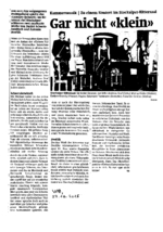 Gar nicht Â«kleinÂ»