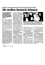 Sie wollen Deutsch können