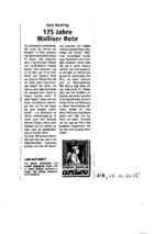 175 Jahre Walliser Bote
