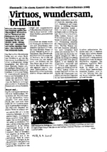 Zu einem Konzert des Oberwalliser Blasorchesters (OBO)