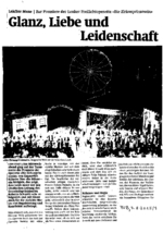 Glanz, Liebe und Leidenschaft