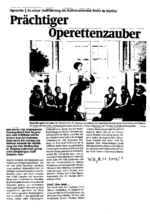 Prächtiger Operettenzauber