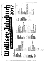 Walliser Jahrbuch