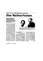 Eine Markus-Passion