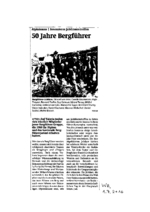 50 Jahre Bergführer