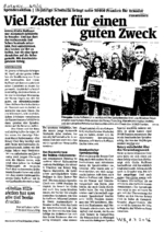 Viel Zaster für einen guten Zweck