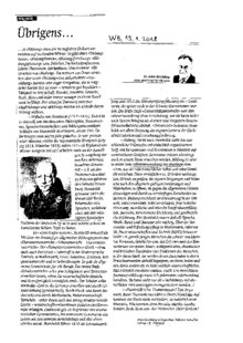 Übrigens. . .