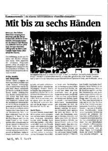 Mit bis zu sechs Händen