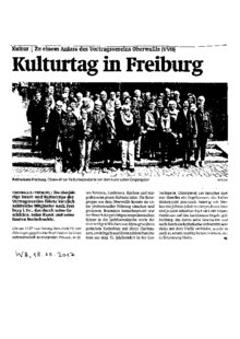 Kulturtag in Freiburg i. Ue.