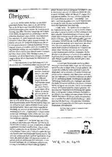Übrigens . . .