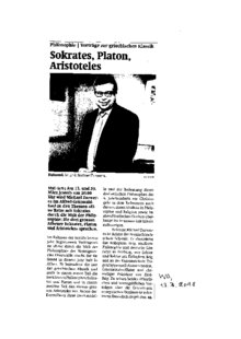 Sokrates, Platon, Aristoteles