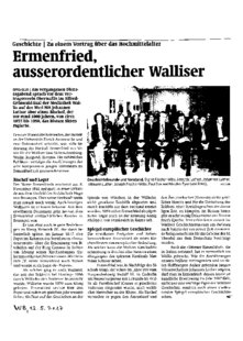 Ermenfried, ausserordentlicher Walliser
