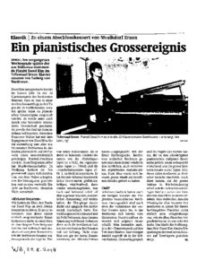 Ein pianistisches Grossereignis