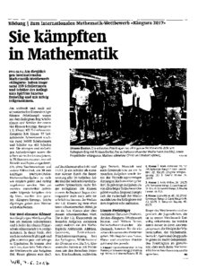 Sie kämpften in Mathematik