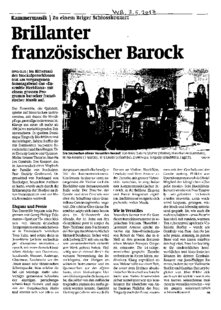 Brillanter französischer Barock