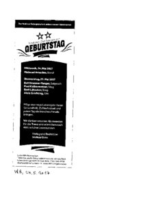 Herzlichen Glückwunsch zum Geburtstag