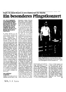 Ein besonderes Pfingstkonzert