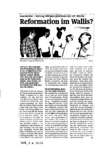 Reformation im Wallis