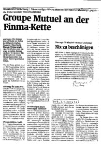 Groupe Mutuel an der Finma-Kette