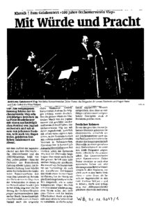 Mit Würde und Pracht