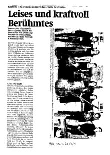 Leises und kraftvoll Berühmtes