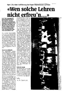 Wen solche Lehren nicht erfreu,n . . .