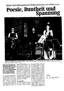 Poesie, Buntheit und Spannung
