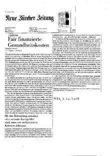 Fair finanzierte Gesundheitskosten