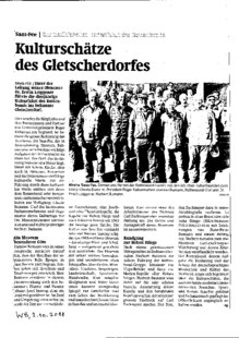 Kulturschätze des Gletscherdorfes