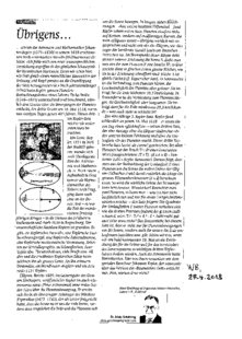 Übrigens. . .