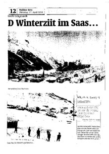 D Winterziit im Saas. . .