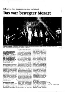 Das war bewegter Mozart