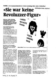 Sie war keine Revoluzzer-Figur