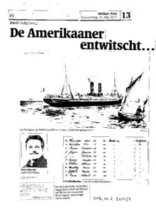 De Amerikaaner entwitscht. . .
